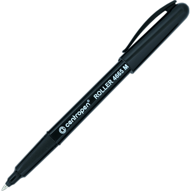 Rollerball 0.6 mm Centropen 4665 – corp negru scriere neagra Centropen imagine 2022 depozituldepapetarie.ro